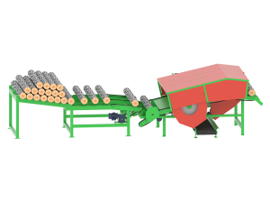 Log cutting machine