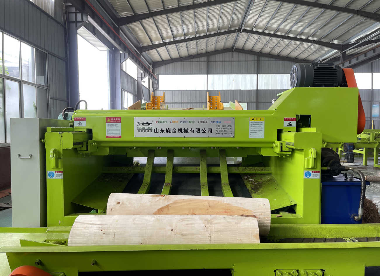 Veneer peeling machine causes and solutions for the wear